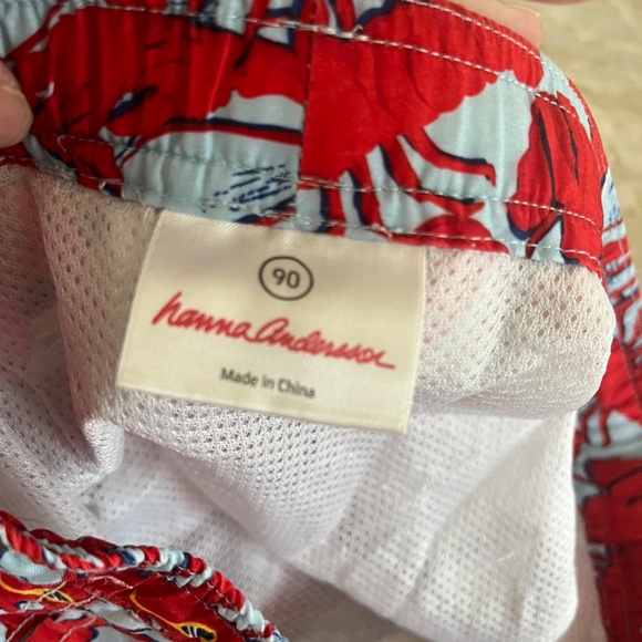 Hanna Andersson Lobster Swim Trunks - Picture 4 of 6
